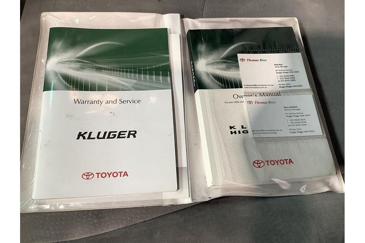 2011 Toyota Kluger KX-R GSU45R