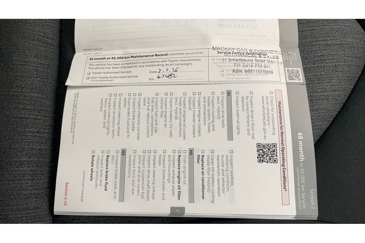 2022 Toyota Camry Ascent AXVH70R