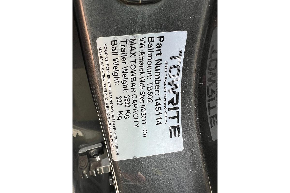 2016 Volkswagen Amarok TDI550 Highline 2H 4X4