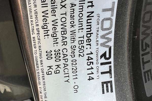 2016 Volkswagen Amarok TDI550 Highline 2H 4X4