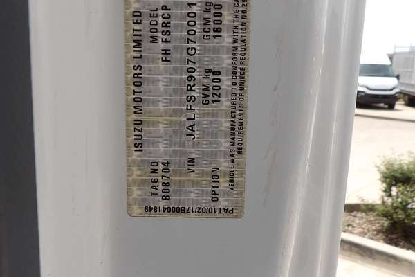 2017 Isuzu F Series FSR120/140-240 4x2 LWB