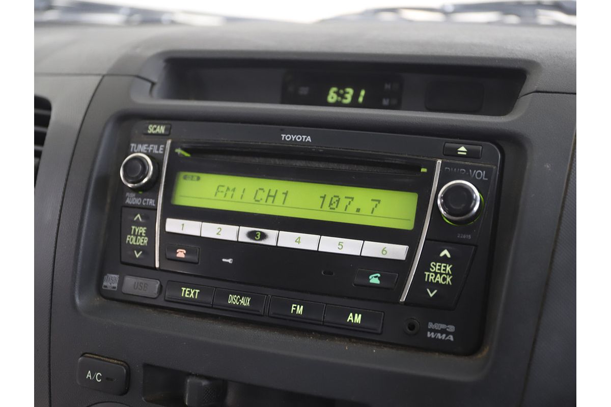 2009 Toyota Hilux Workmate TGN16R Rear Wheel Drive