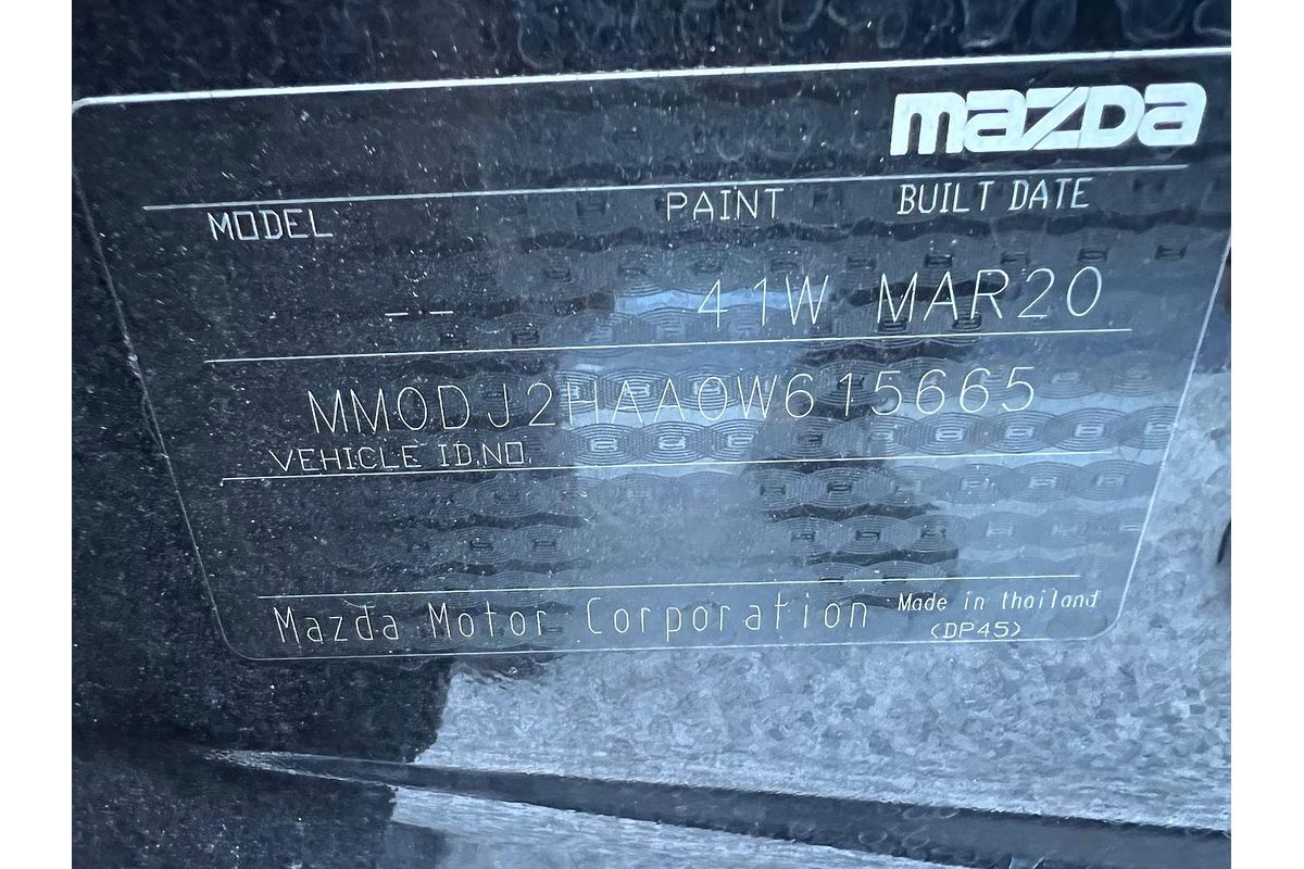 2020 Mazda 2 G15 Pure DJ Series