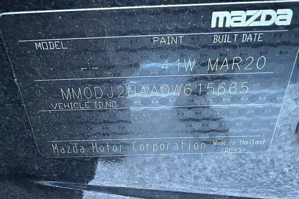 2020 Mazda 2 G15 Pure DJ Series