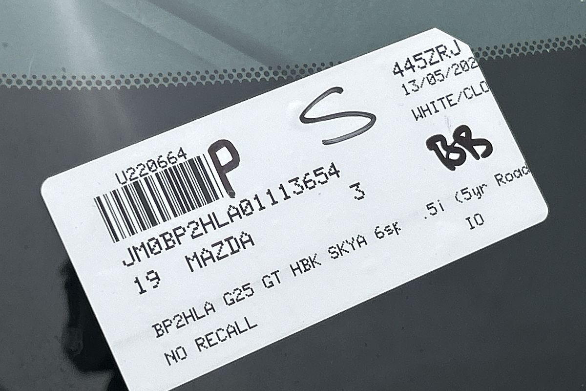 2019 Mazda 3 G25 GT BP Series