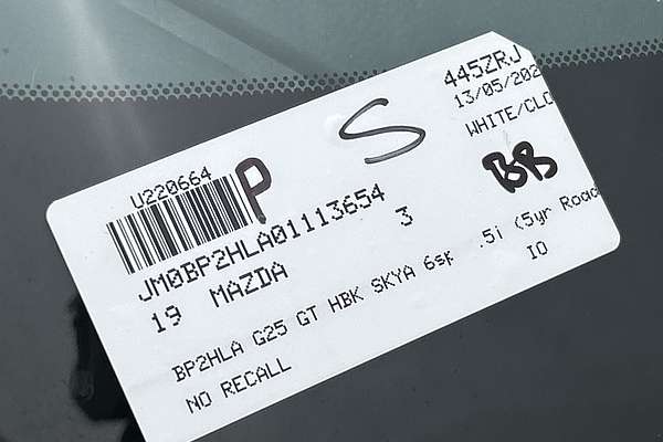 2019 Mazda 3 G25 GT BP Series