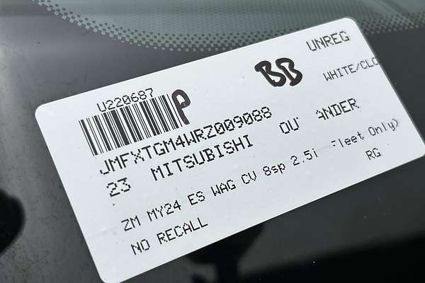 2023 Mitsubishi Outlander ES ZM