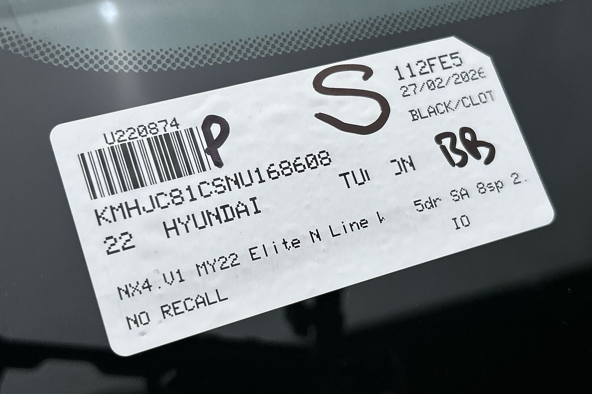 2022 Hyundai Tucson Elite N Line NX4.V1