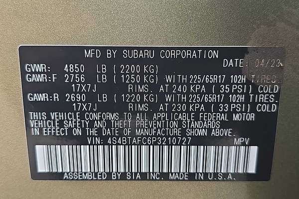 2023 Subaru Outback Premium