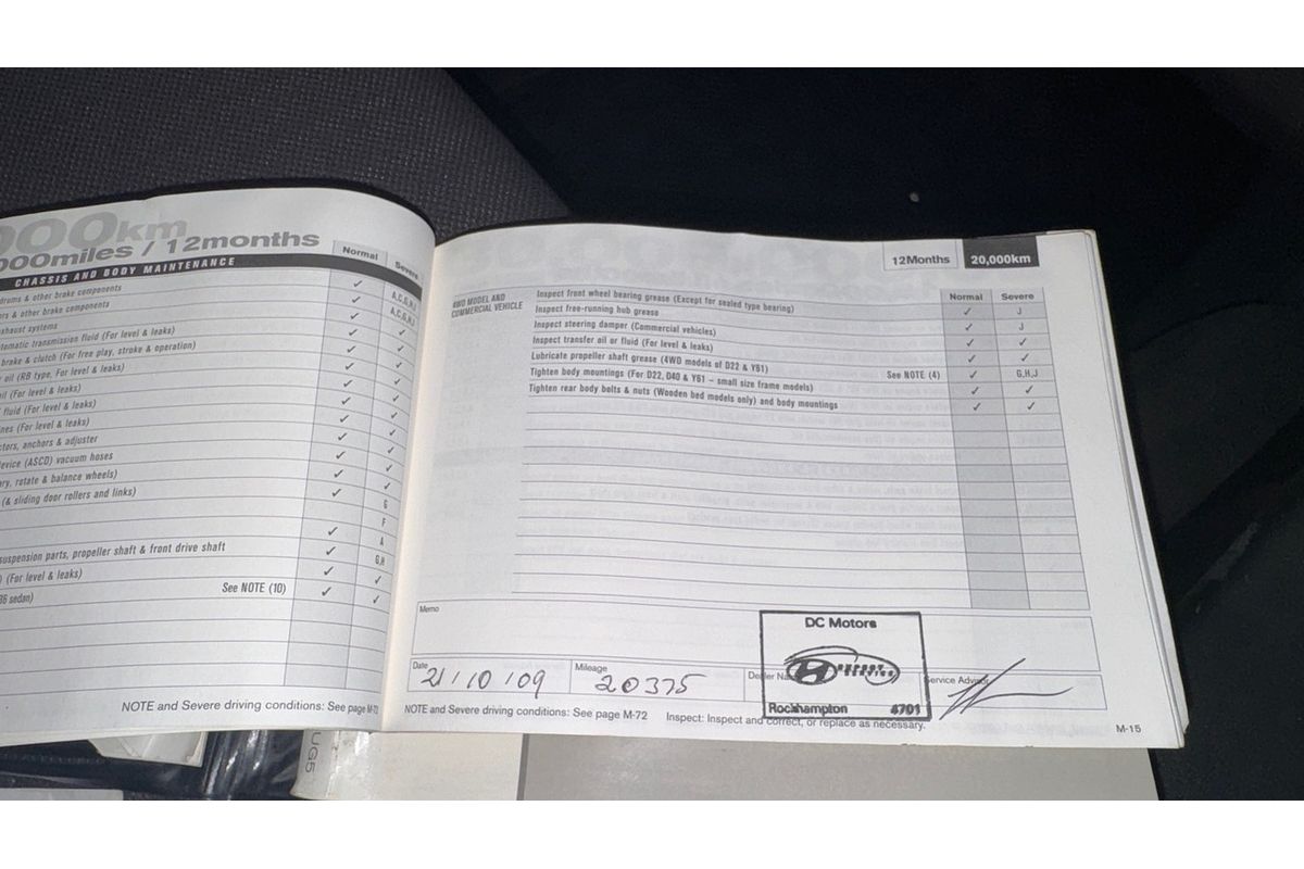 2008 Nissan Navara RX D40 4X4