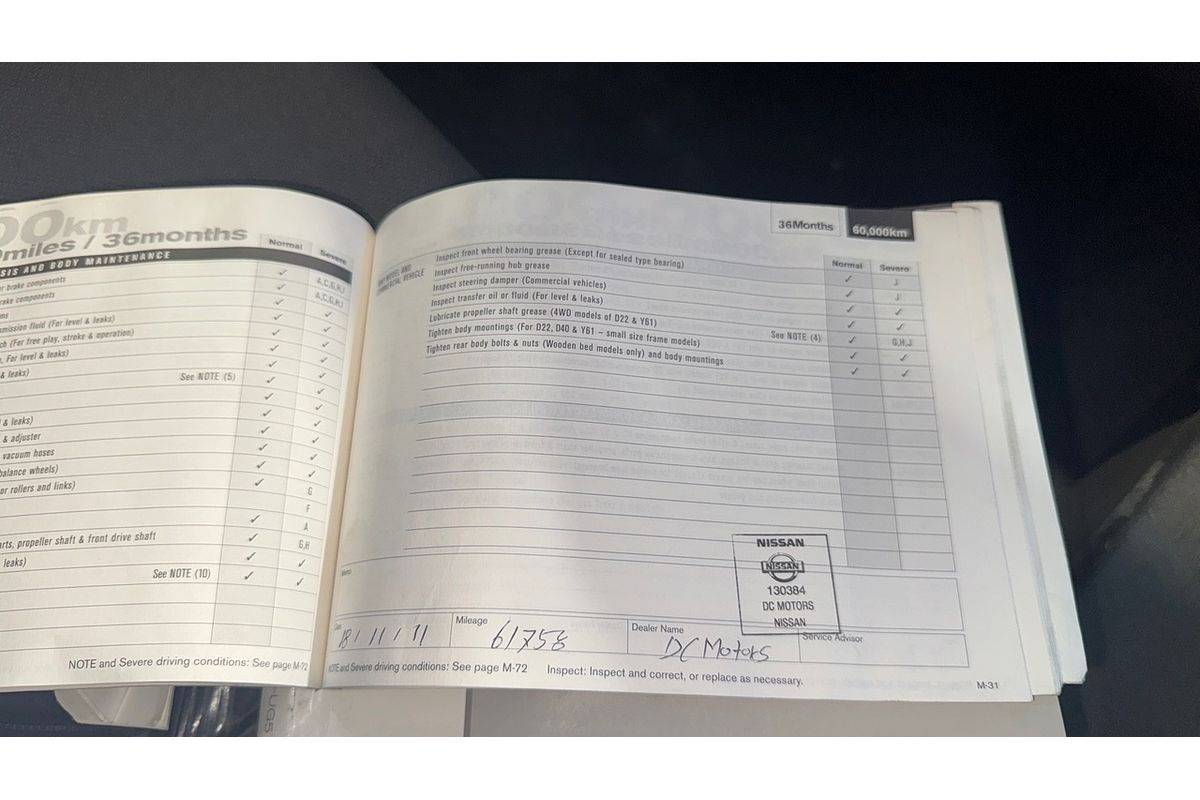 2008 Nissan Navara RX D40 4X4