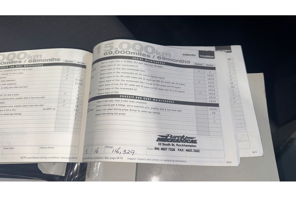 2008 Nissan Navara RX D40 4X4