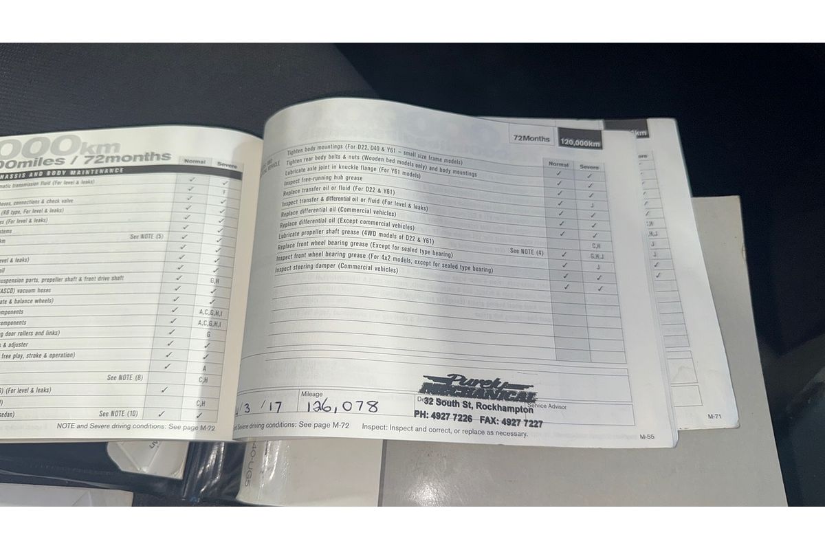 2008 Nissan Navara RX D40 4X4