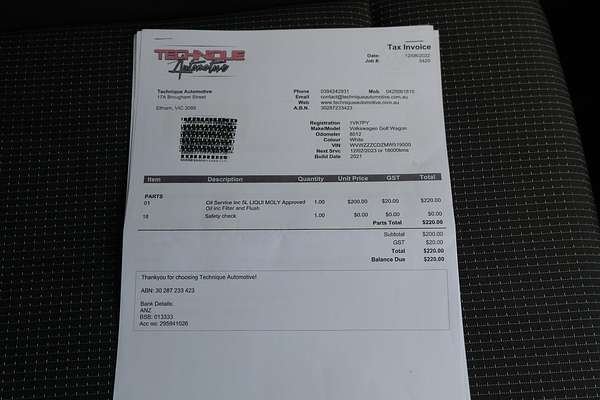 2021 Volkswagen Golf 110TSI 8