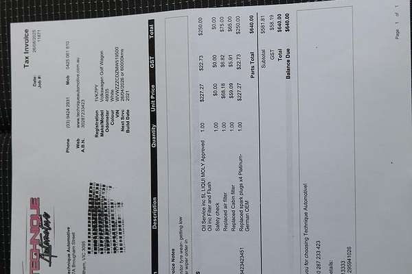 2021 Volkswagen Golf 110TSI 8