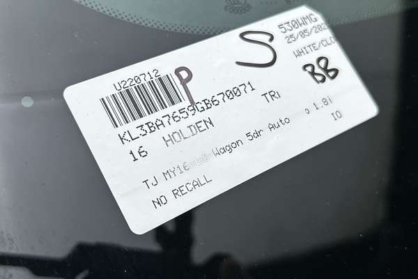 2016 Holden Trax LS TJ