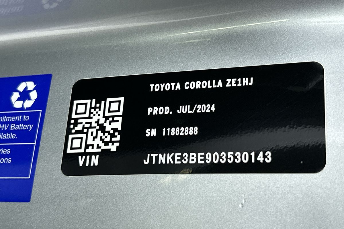 2024 Toyota Corolla Ascent Sport Hybrid ZWE219R