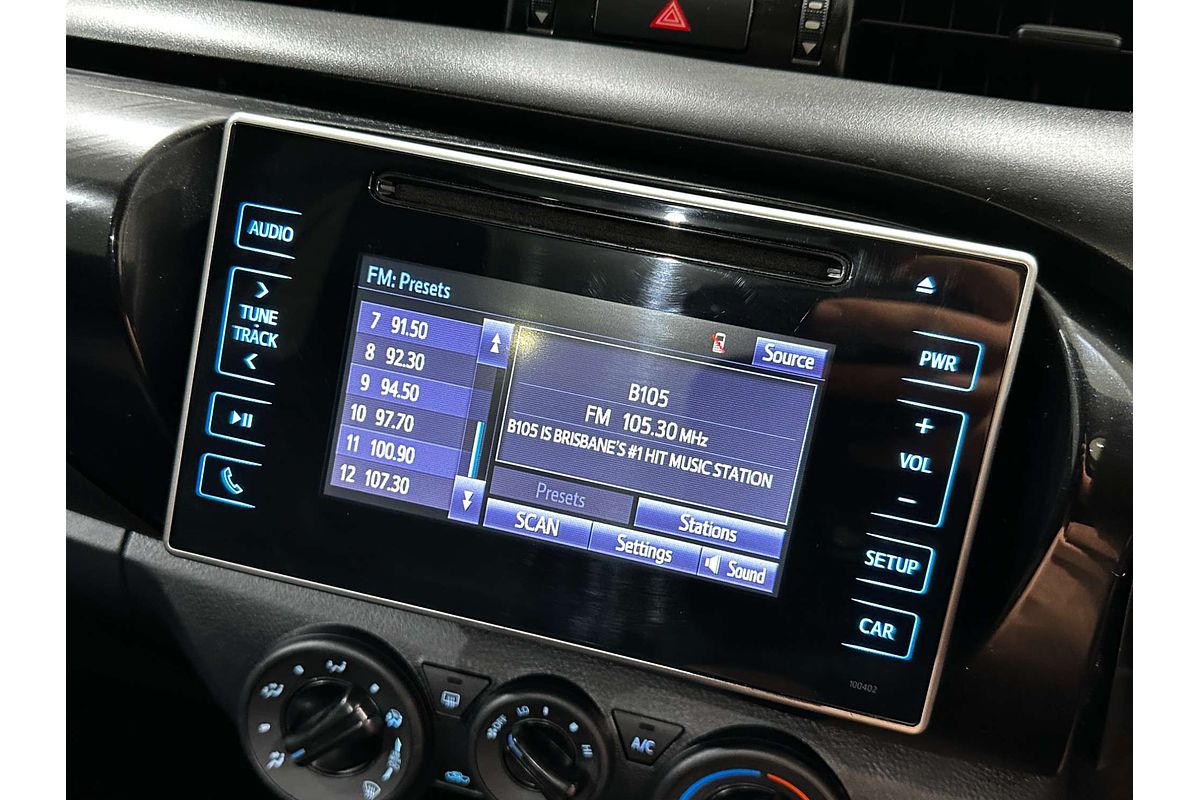 2018 Toyota Hilux Workmate TGN121R Rear Wheel Drive