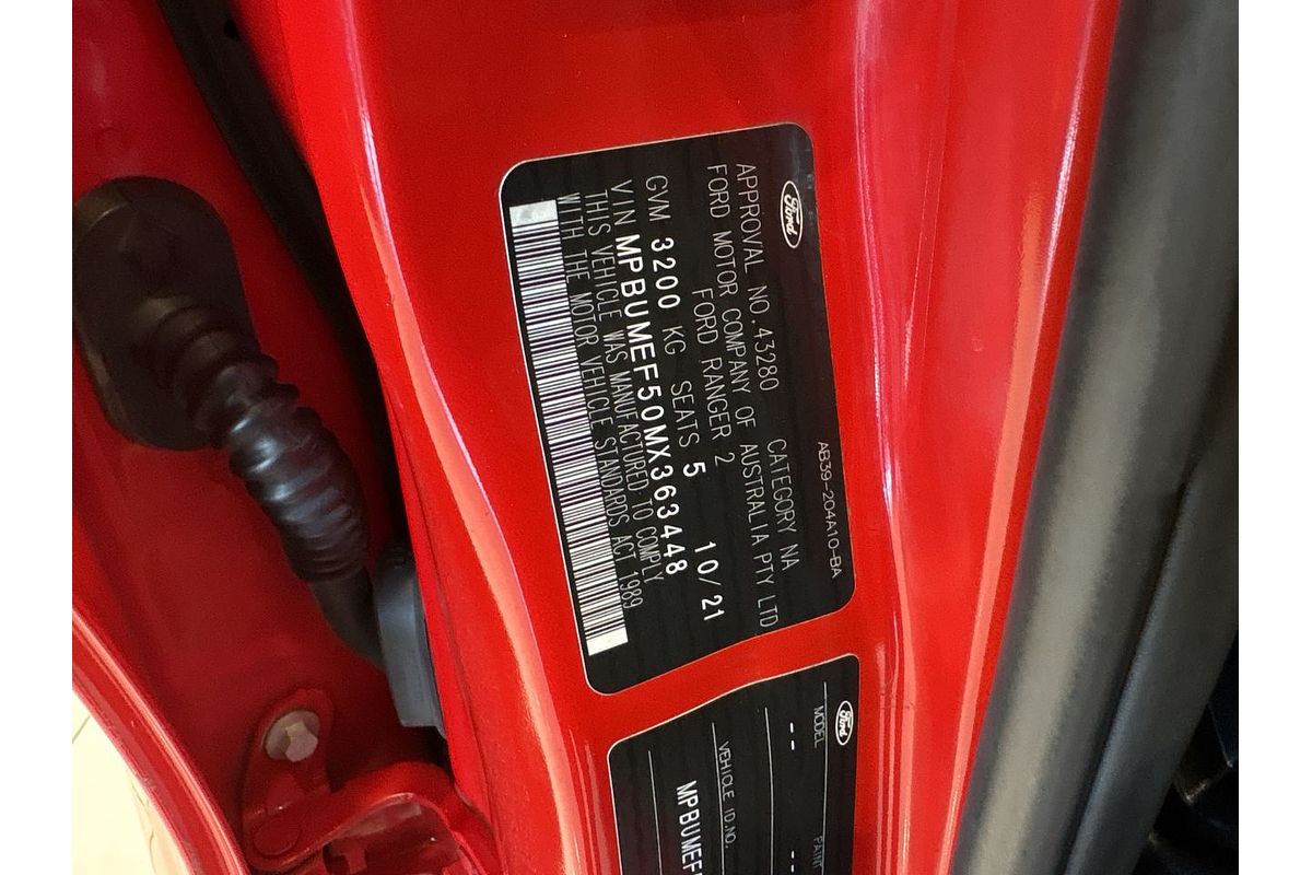 2021 Ford Ranger XL PX MkIII 4X4 3.2L