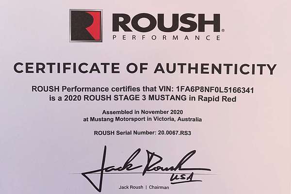 2020 Ford Mustang Supercharged V8 FN