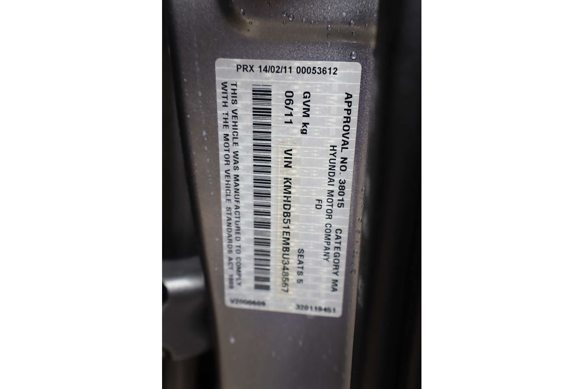 2011 Hyundai i30 SX FD