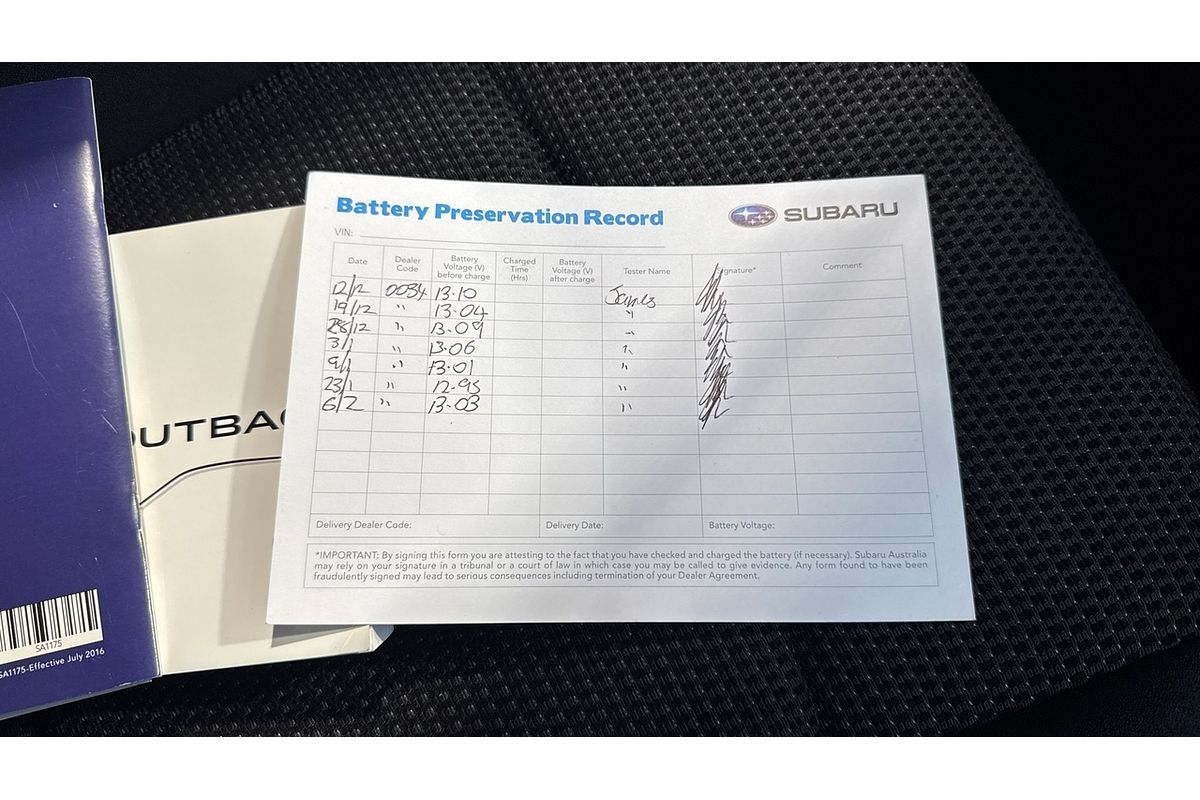 2016 Subaru Outback 2.5i 5GEN