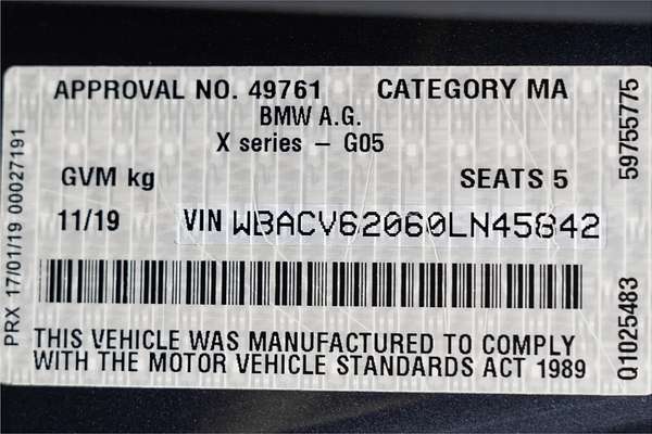2019 BMW X5 xDrive30d M Sport G05