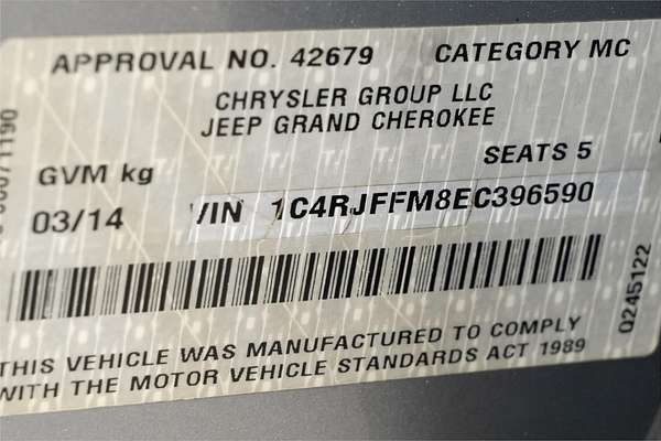 2014 Jeep Grand Cherokee Limited WK