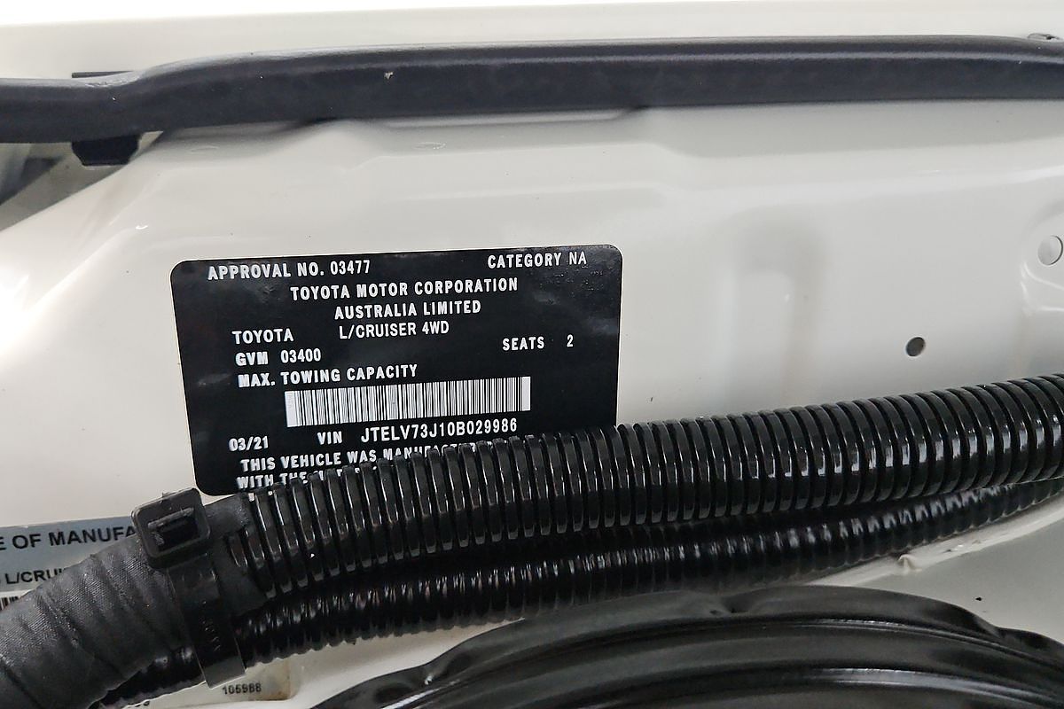 2021 Toyota Landcruiser GXL VDJ79R 4X4