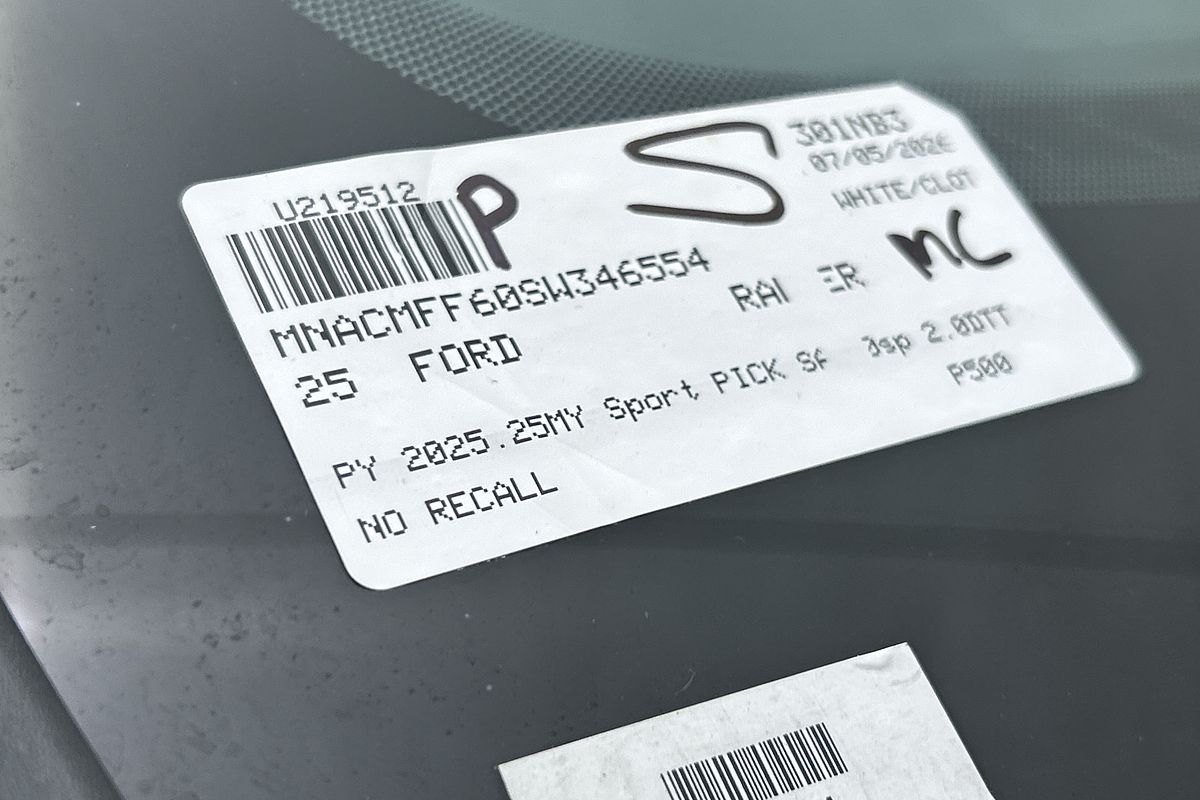 2025 Ford Ranger Sport 4X4 2.0L