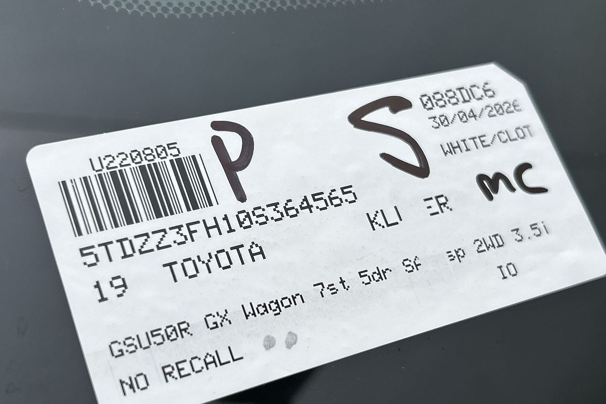 2019 Toyota Kluger GX GSU50R