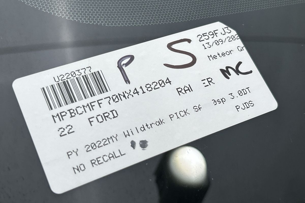 2022 Ford Ranger Wildtrak 4X4 3.0L