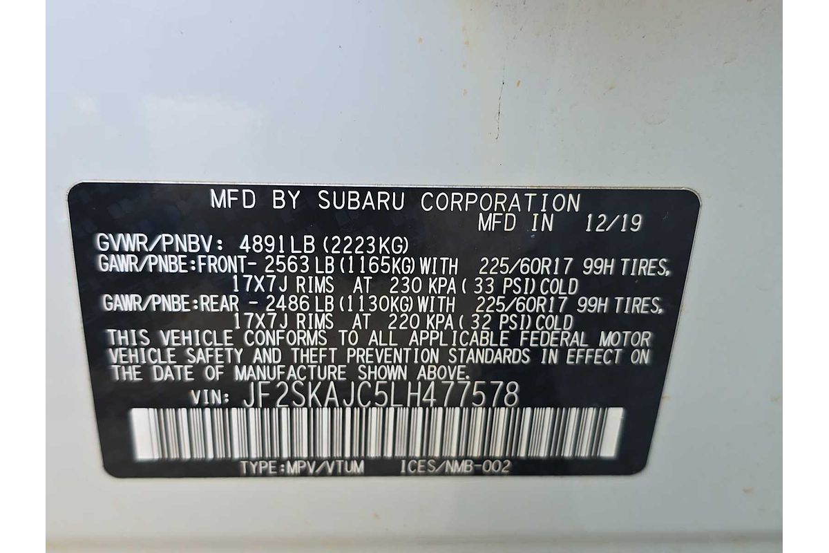 2020 Subaru Forester Premium