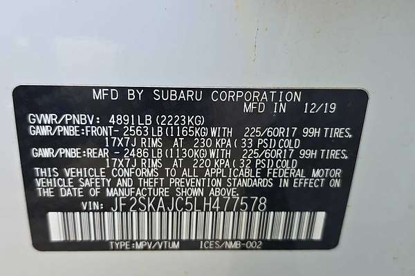 2020 Subaru Forester Premium