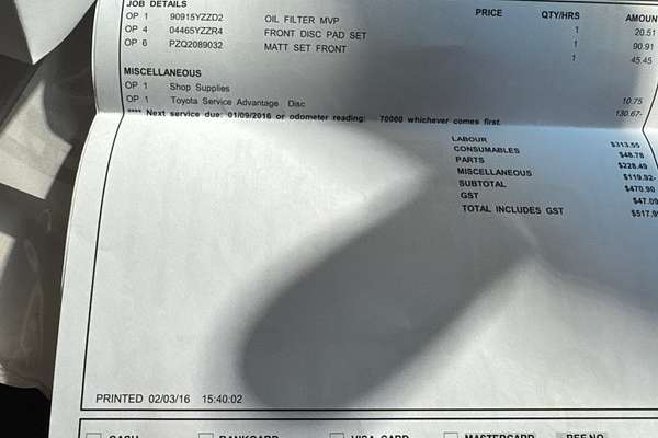 2013 Toyota Hilux Workmate TGN16R Rear Wheel Drive