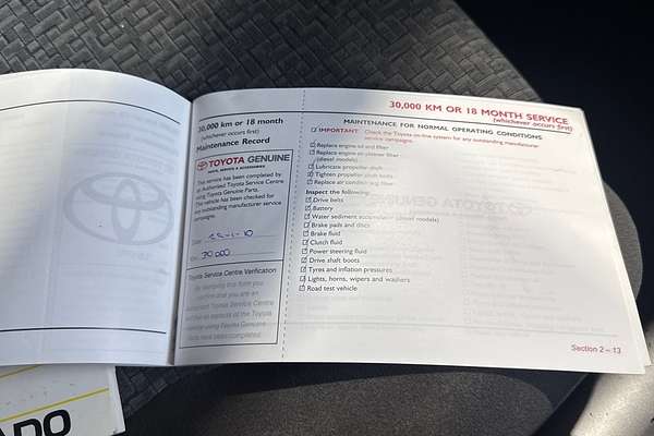 2008 Toyota Landcruiser Prado GXL KDJ120R