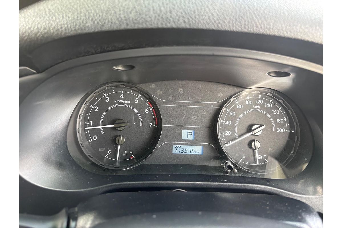 2018 Toyota Hilux Workmate TGN121R Rear Wheel Drive