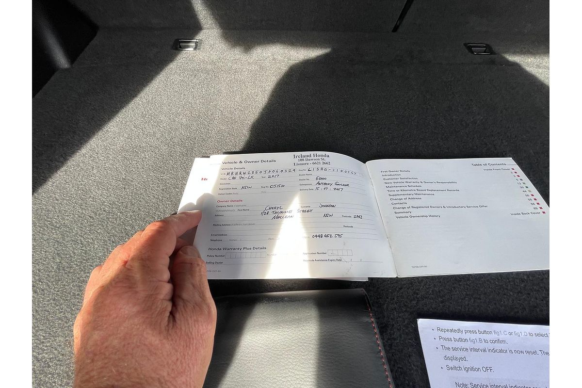 2017 Honda CR-V VTi-LX RW