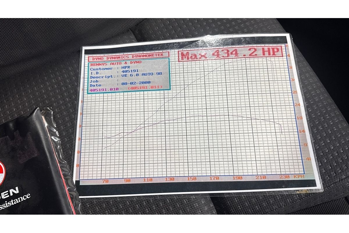 2009 Holden Ute SS VE Rear Wheel Drive