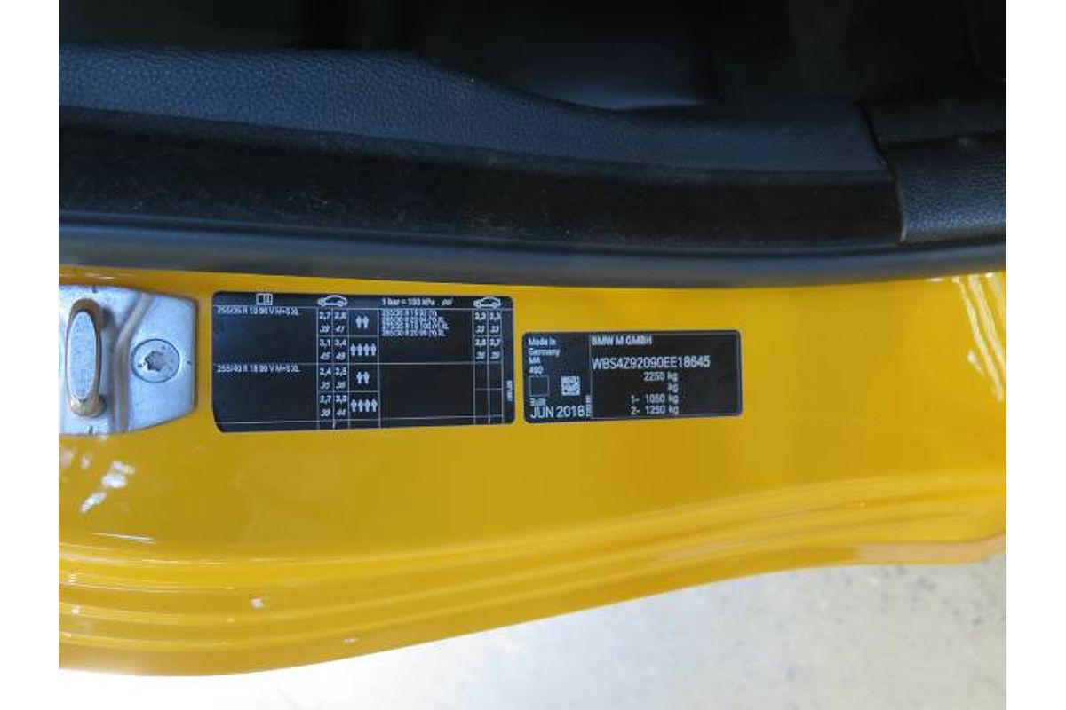 2018 BMW M4 F83 F83 LCI