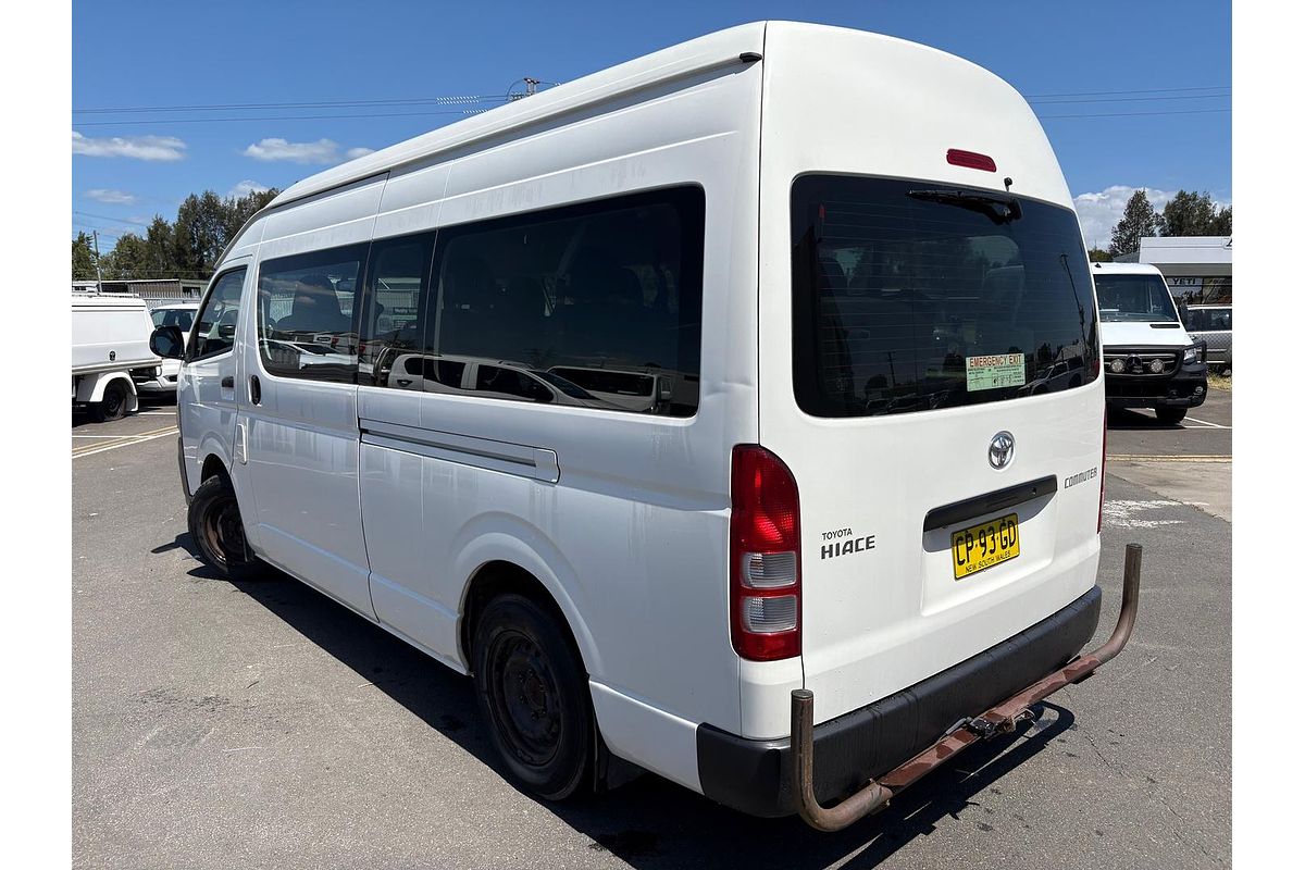 2012 Toyota Hiace Commuter TRH223R ELWB High Roof