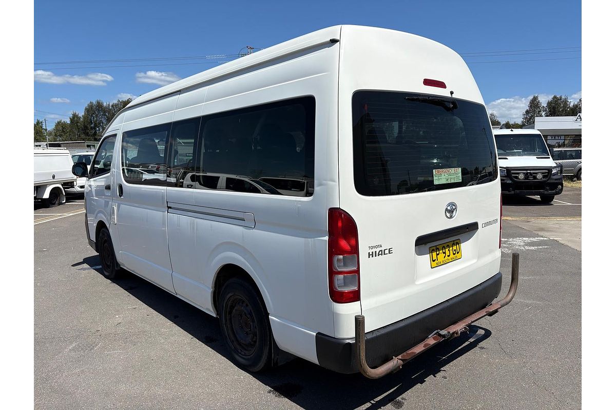 2012 Toyota Hiace Commuter TRH223R ELWB High Roof