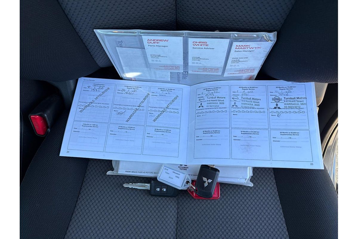 2019 Mitsubishi Triton GLX+ MR 4X4