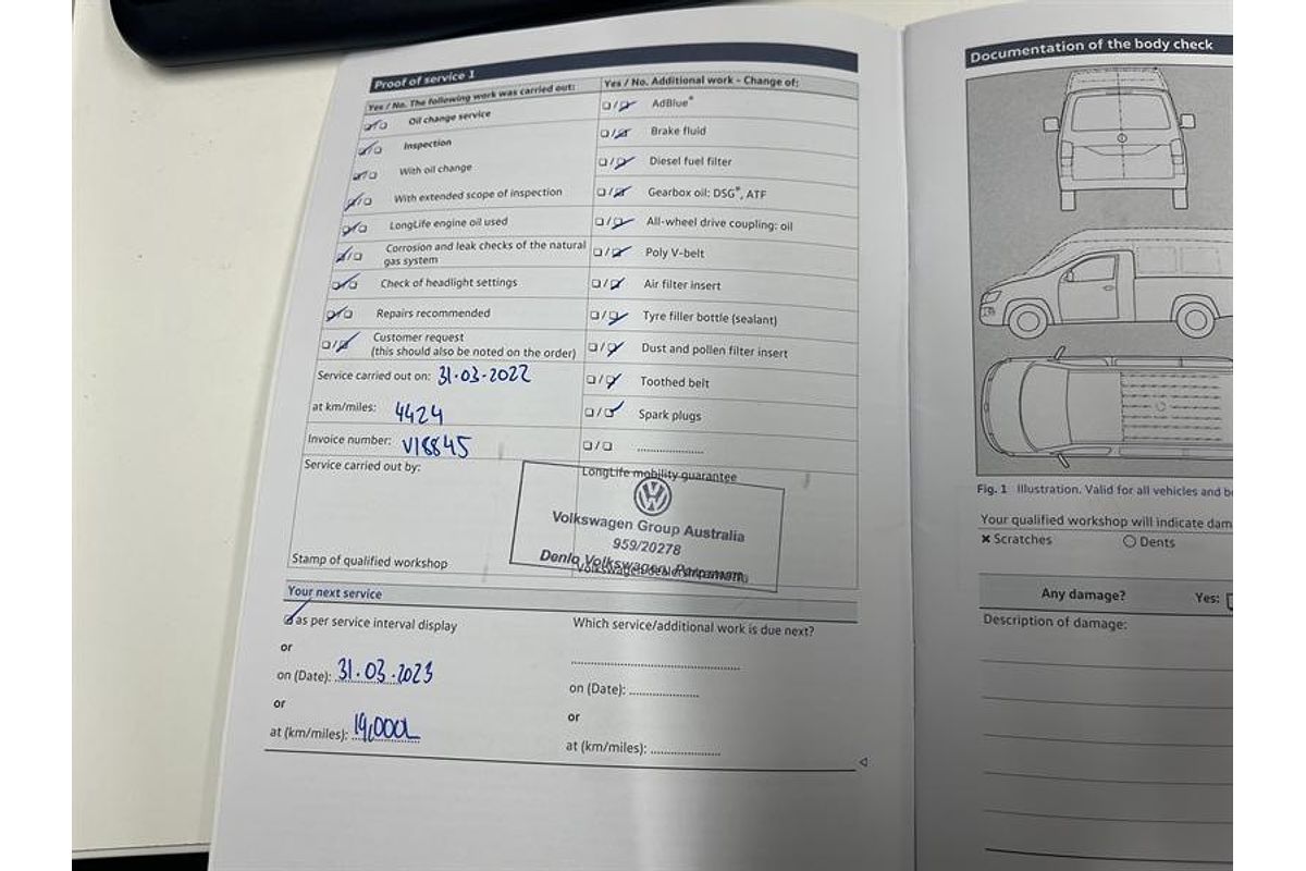 2019 Volkswagen Caddy TSI220 2KN LWB