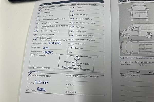 2019 Volkswagen Caddy TSI220 2KN LWB