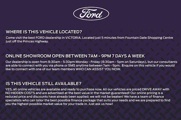 2025 Ford Ranger Wildtrak 4X4 2.0L