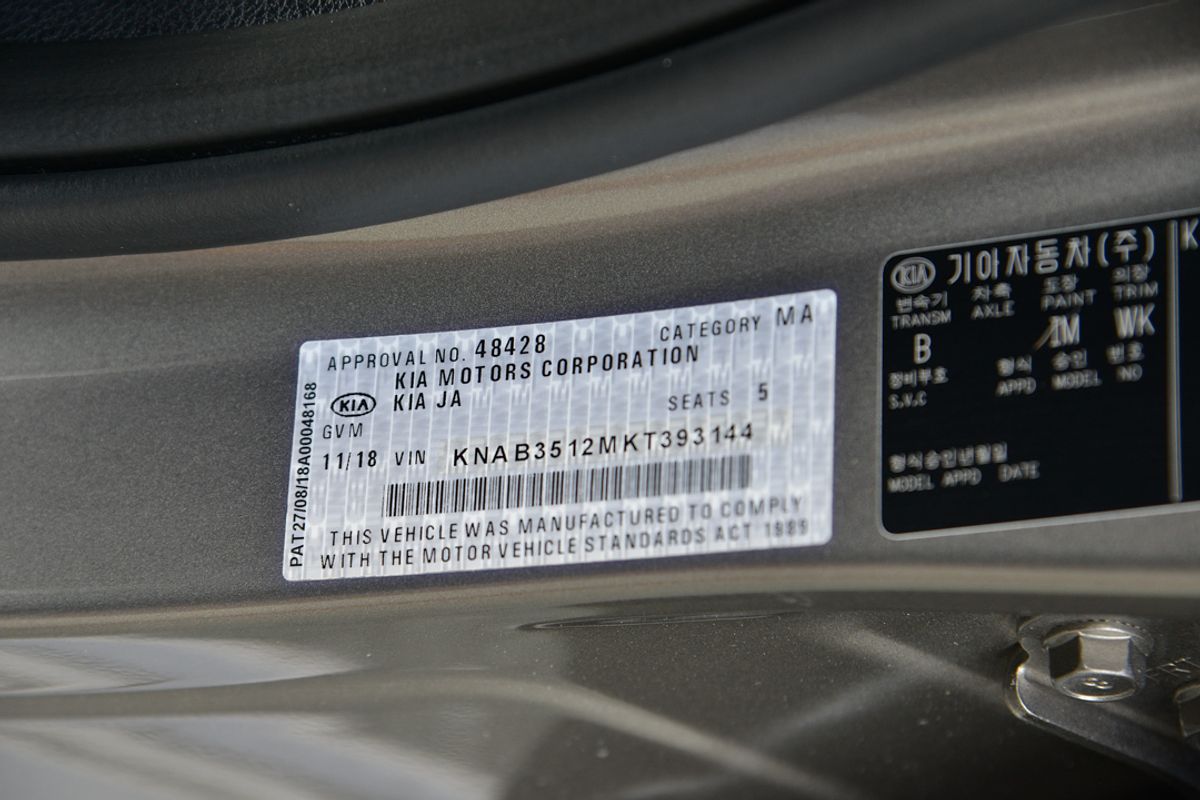 2018 Kia Picanto GT-Line JA