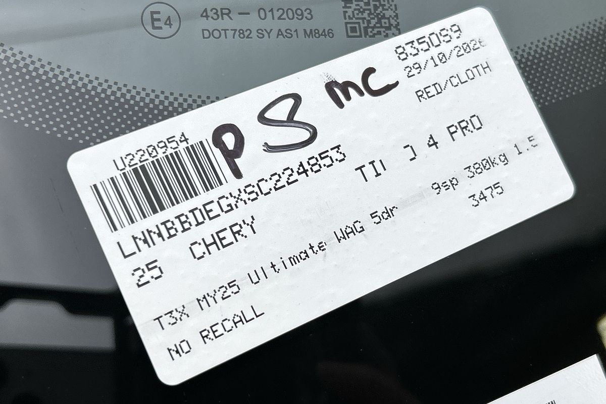 2025 Chery Tiggo 4 Pro Ultimate