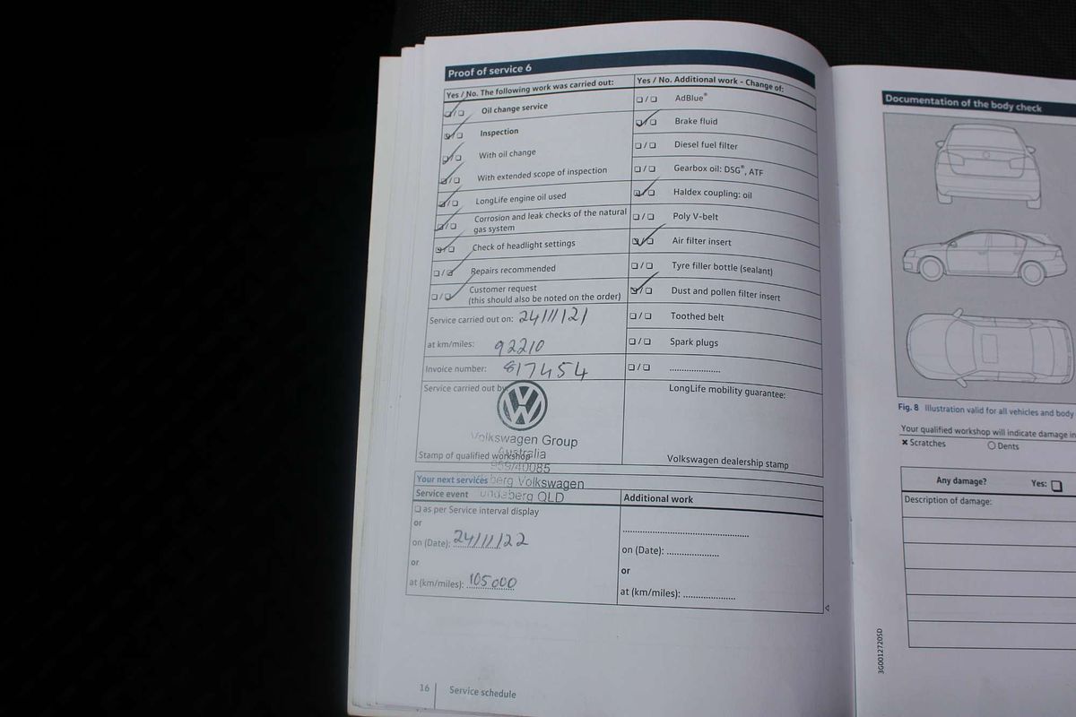 2016 VOLKSWAGEN TIGUAN 110 TDI COMFORTLINE 7 SP AUTO DIRECT SHIFT 4D WAGON T4 DIESEL