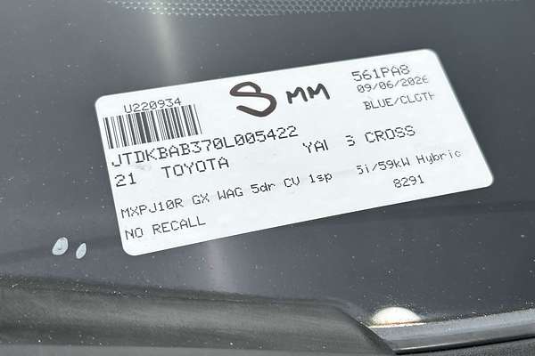 2021 Toyota Yaris Cross GX MXPJ10R thumb-23